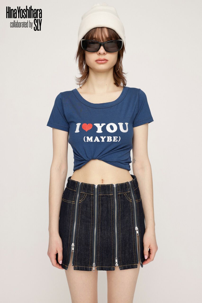 SLY「HinaYoshiharaxSLY L／W DENIM スカート」|スカート|D/BLU3