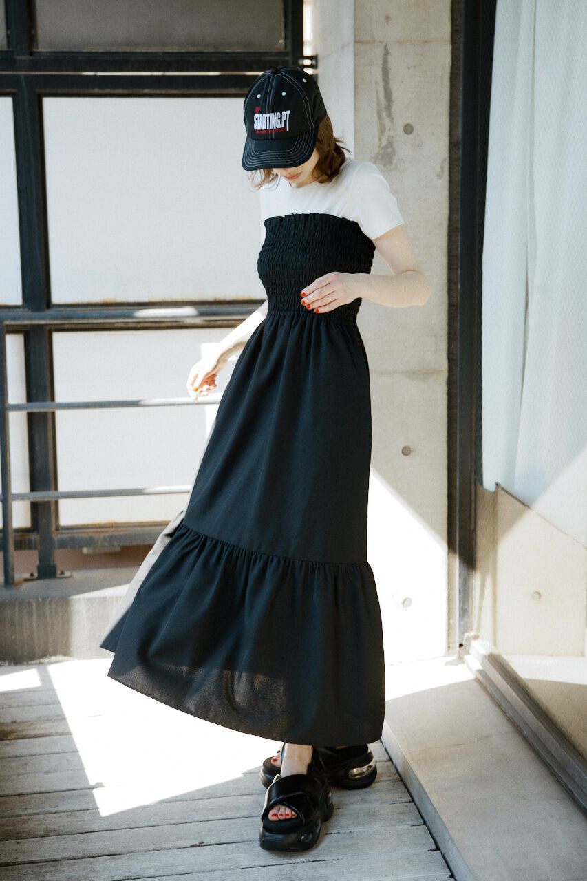 SLY「SHIRRING ワンピース」|ワンピース|