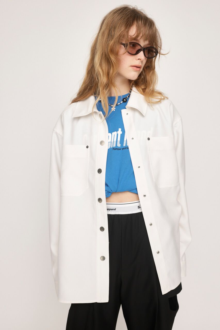 SLY「DENIM DETAIL SH ジャケット」|シャツ・ブラウス|