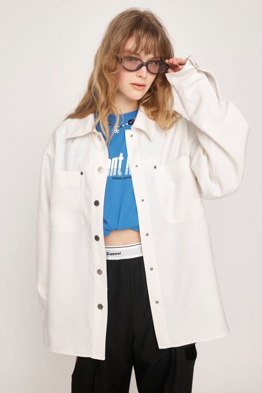 SLY「DENIM DETAIL SH ジャケット」|シャツ・ブラウス|