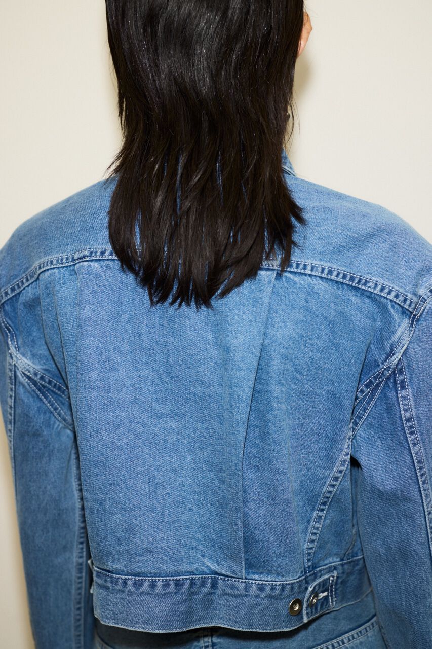SLY「BIJOU CROP DENIM SH-C」|デニムジャケット|
