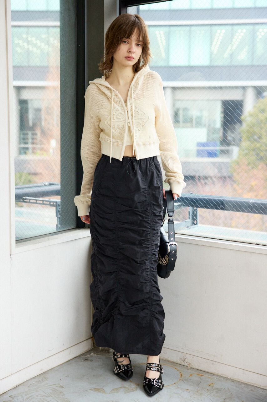 SLY「I LINE GATHER スカート」|スカート|