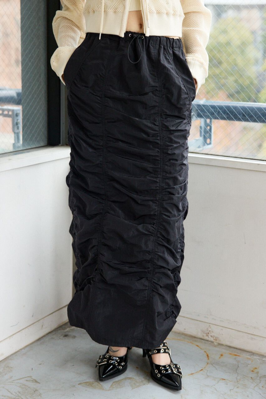 SLY「I LINE GATHER スカート」|スカート|