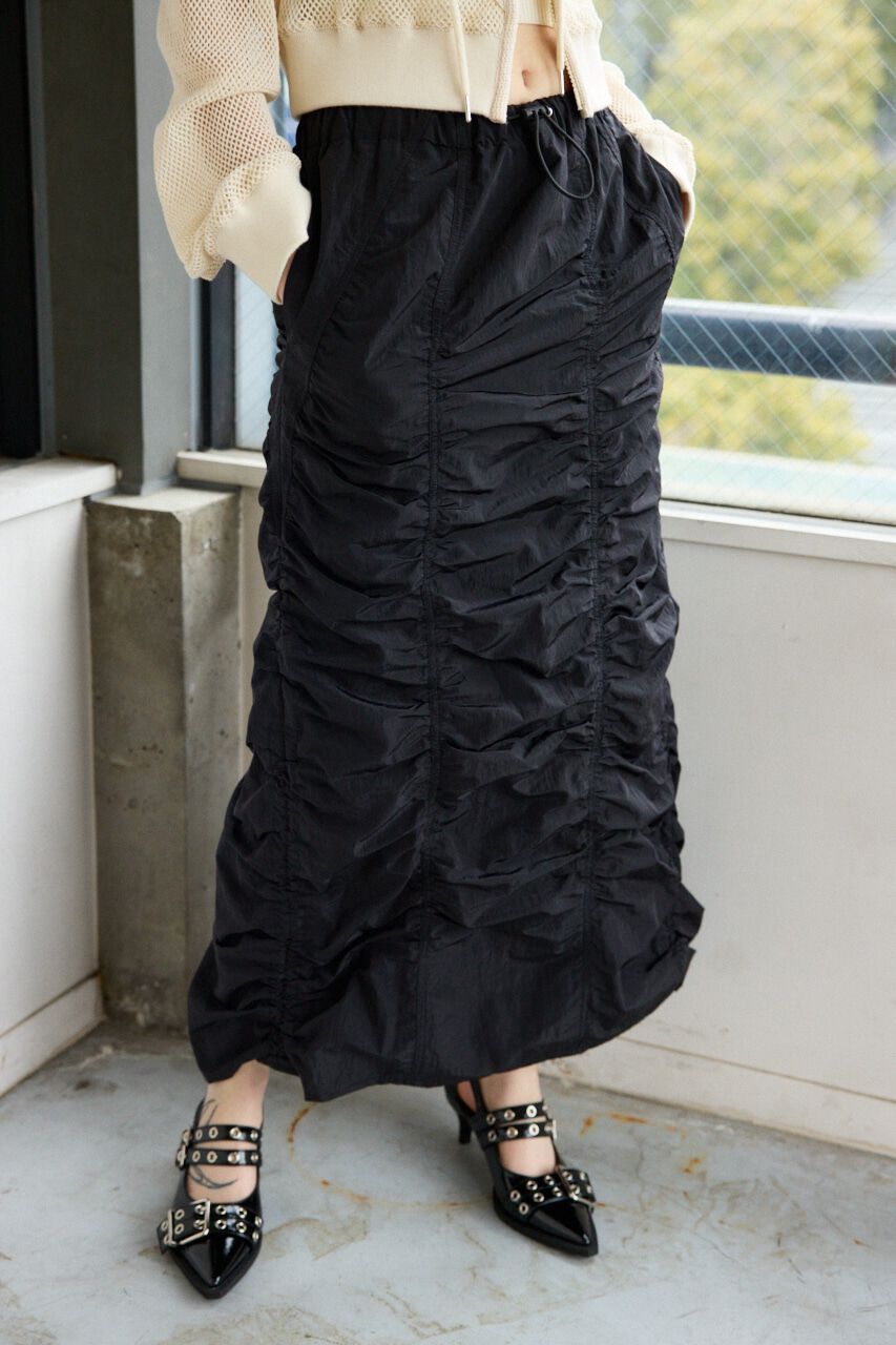 SLY「I LINE GATHER スカート」|スカート|