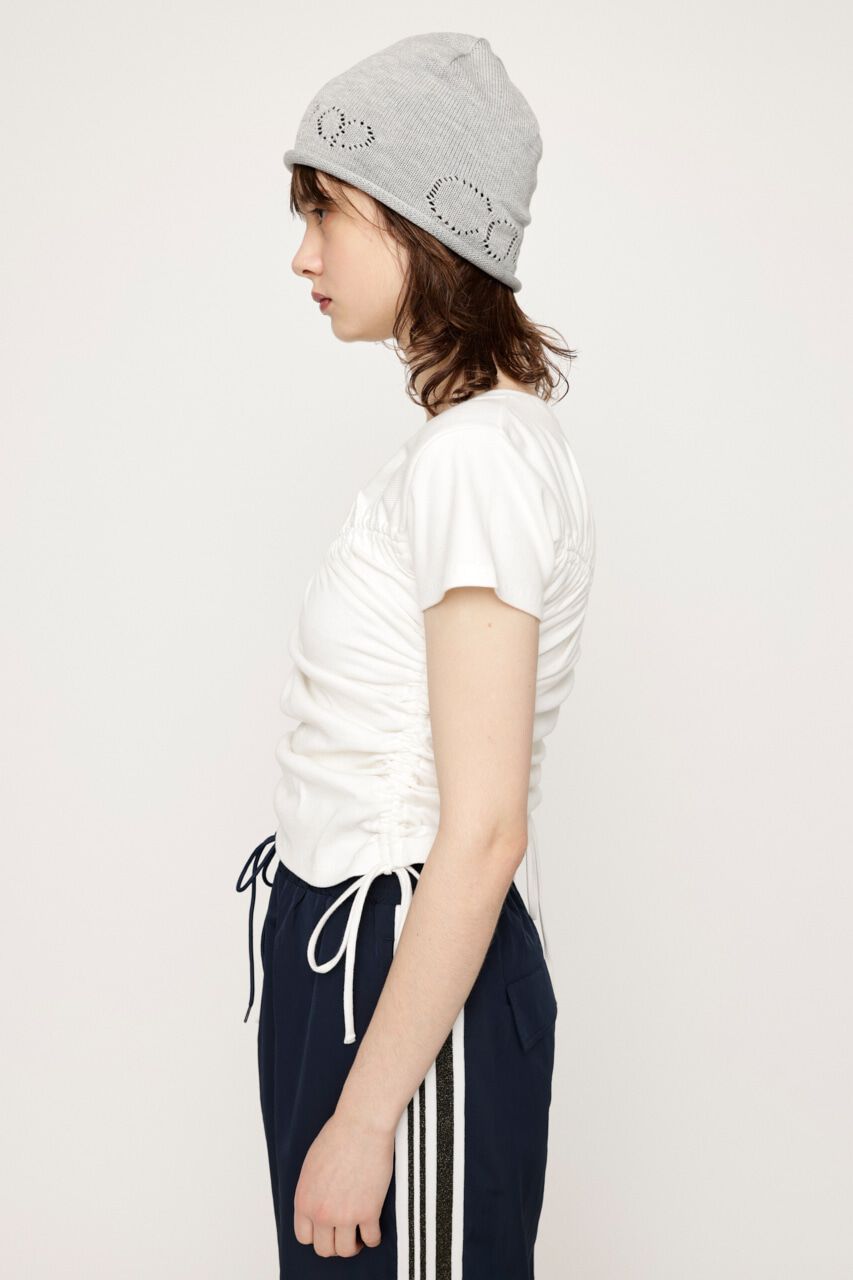 SLY「DROST GATHER COMPACT トップス」|Tシャツ・カットソー|