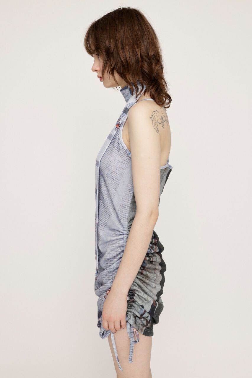 SLY「PHOTO PRINT SHIRRING ワンピース」|ワンピース|