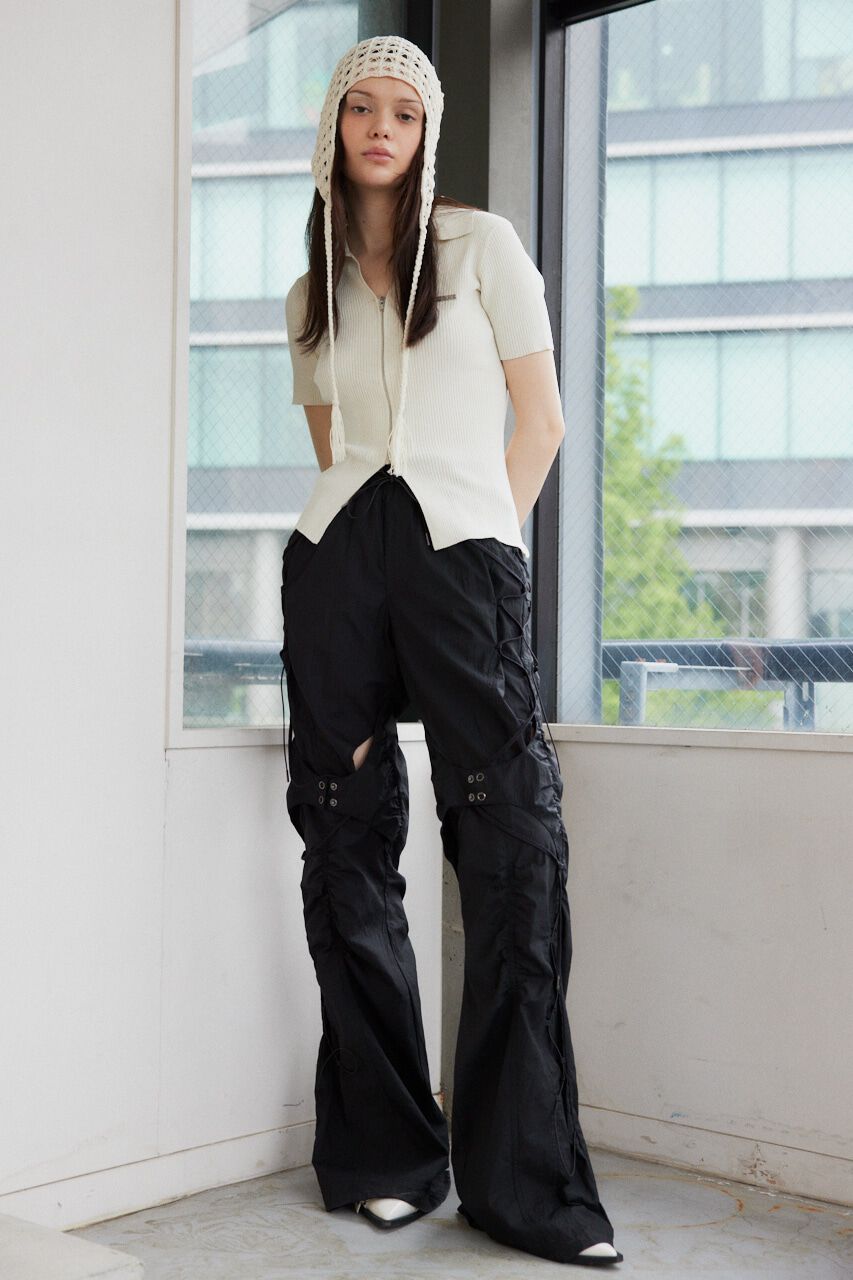 SLY「LACE UP ATHLEISURE FLARE パンツ」|その他|