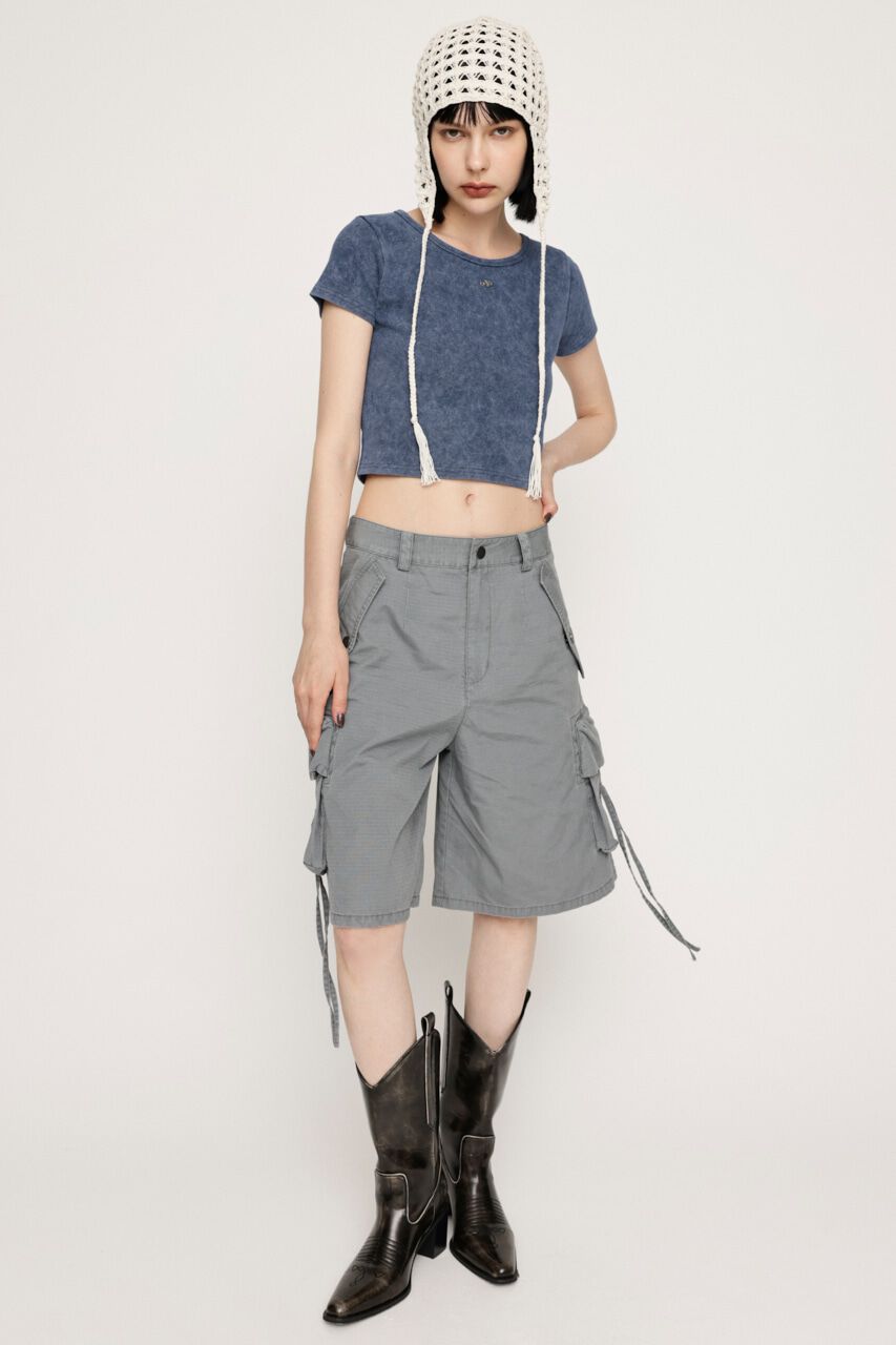 SLY「AGING CUT COMPACT トップス」|Tシャツ・カットソー|