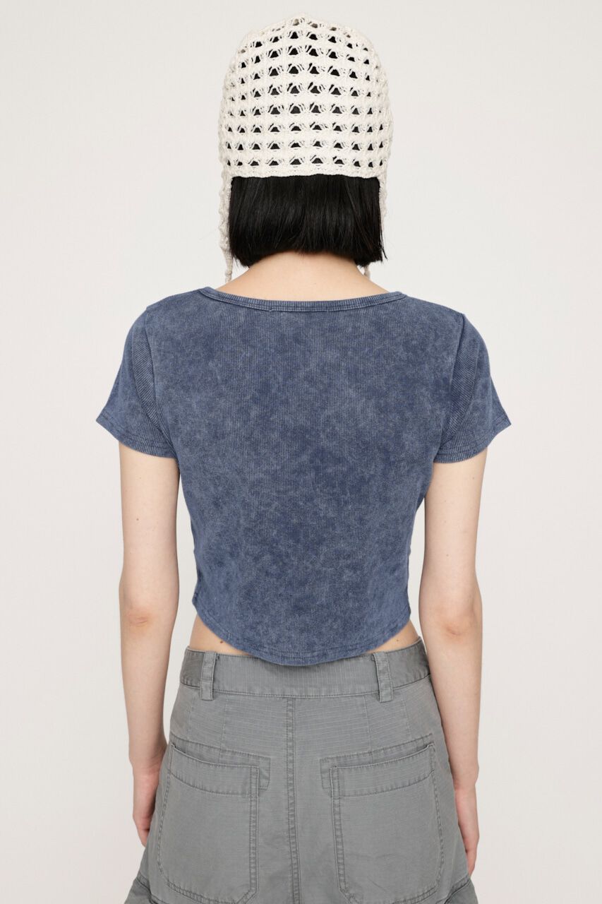 SLY「AGING CUT COMPACT トップス」|Tシャツ・カットソー|