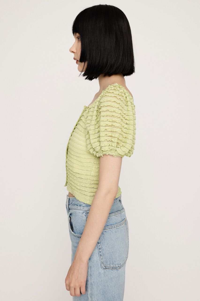 SLY「FRILL PUFF CUT トップス」|Tシャツ・カットソー|