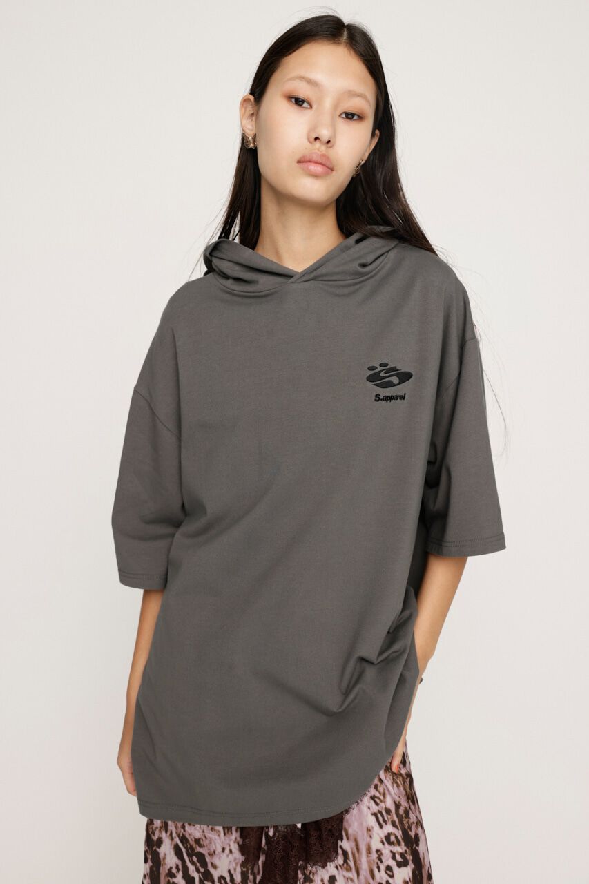 SLY「OVER SIZE HOODED Tシャツ」|Tシャツ・カットソー|GRY
