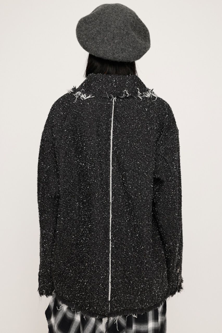 SLY「GRAIN TWEED JK-BE」|デニムジャケット|