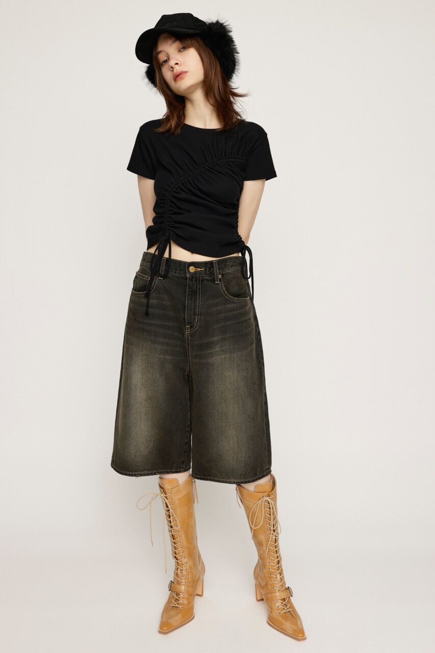 SLY「DROST GATHER COMPACT トップス」|Tシャツ・カットソー|