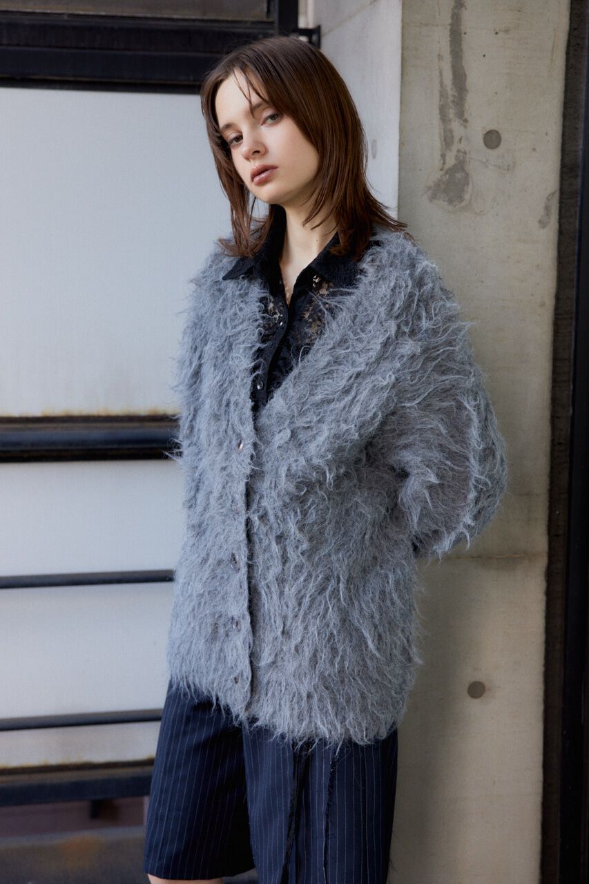 SLY「SHAGGY LOOSE カーディガン」|カーディガン|