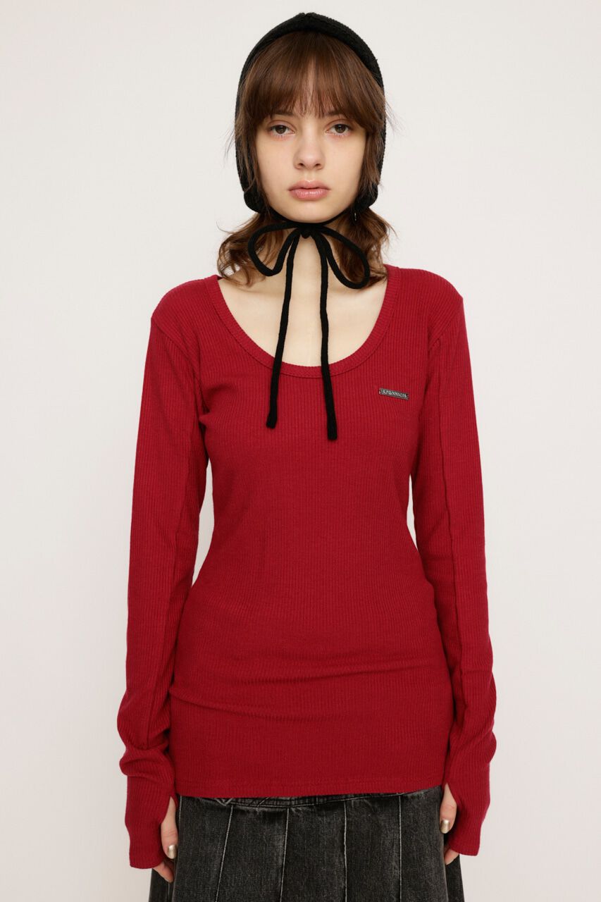 SLY「METAL PLATE BASIC トップス」|Tシャツ・カットソー|