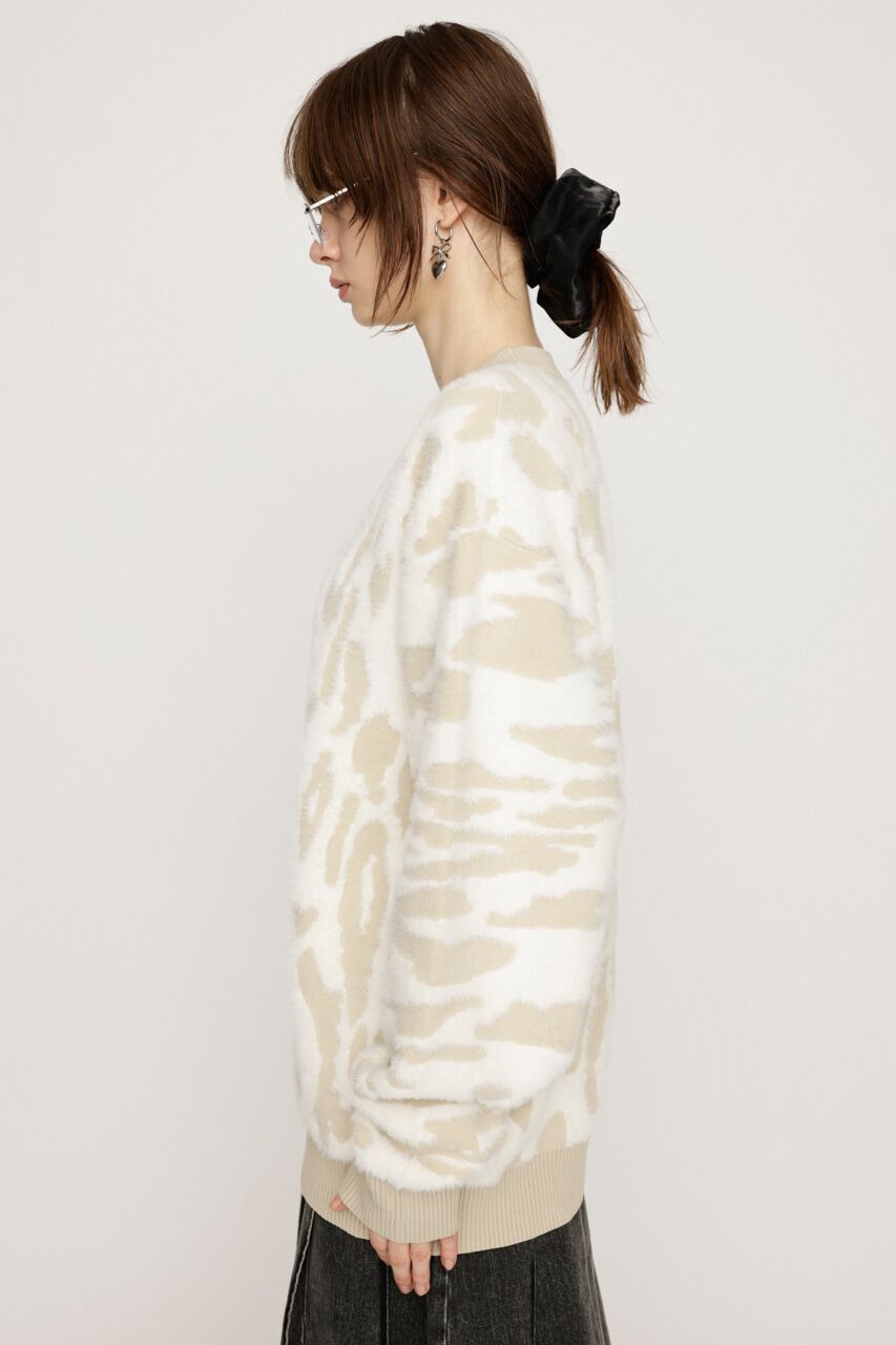 SLY「LEOPARD MOLLE JQ トップス」|ニット・セーター|