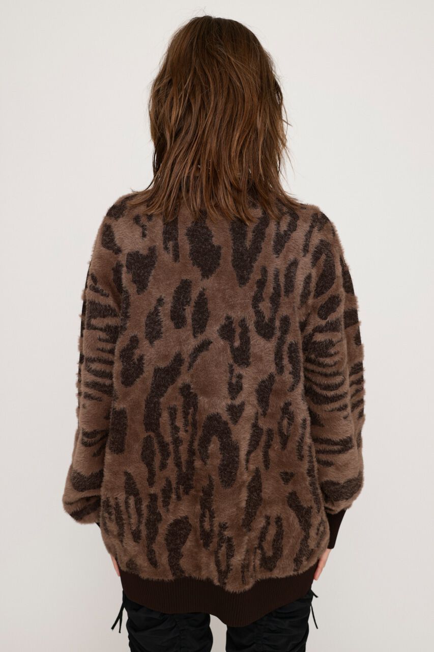 SLY「LEOPARD MOLLE JQ トップス」|ニット・セーター|