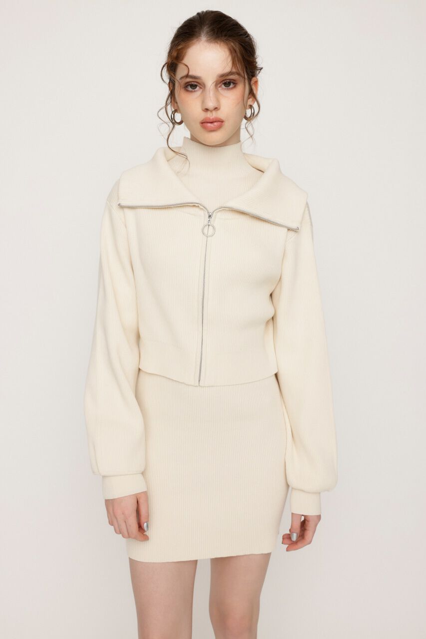 SLY「COLLAR ZIP 2P ワンピース」|ワンピース|IVOY3