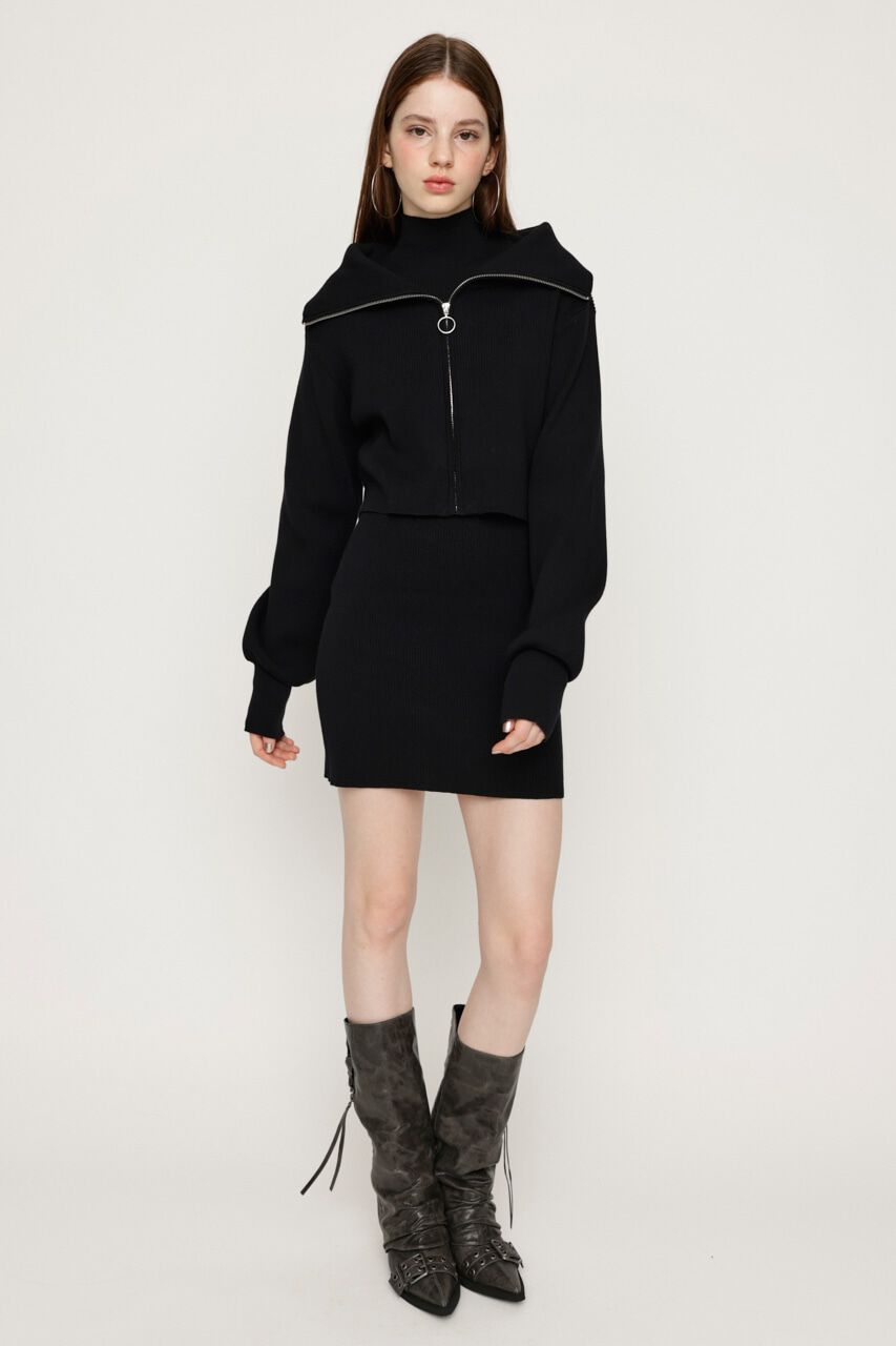 SLY「COLLAR ZIP 2P ワンピース」|ワンピース|