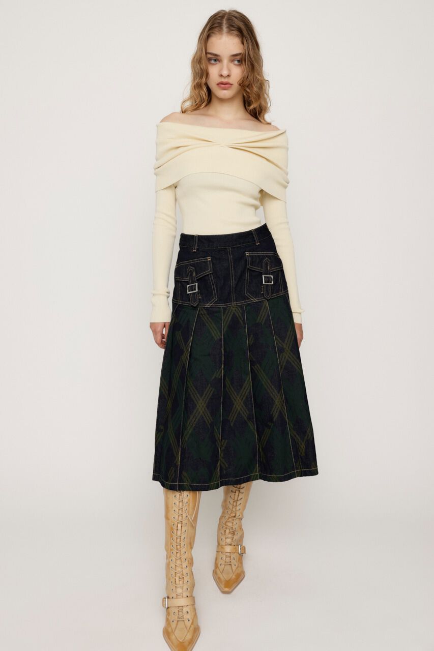 SLY「OFF SHOULDER KNIT トップス」|ニット・セーター|