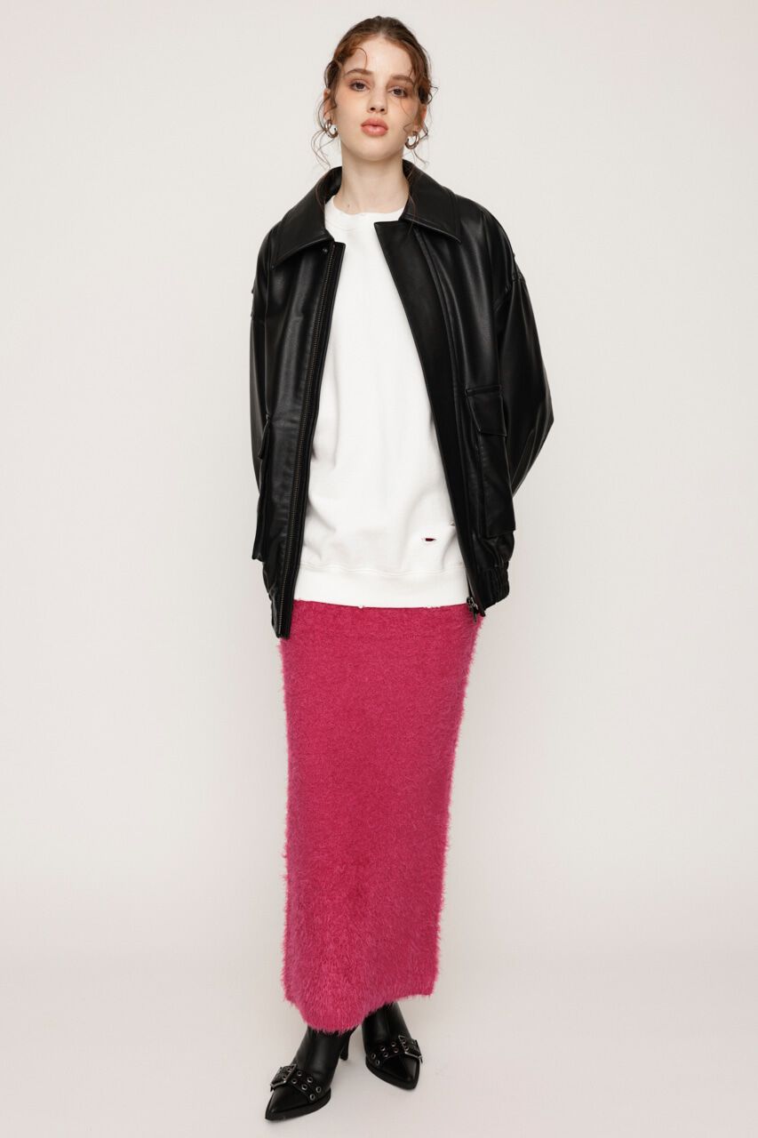 SLY「SHAGGY I LINE スカート」|スカート|