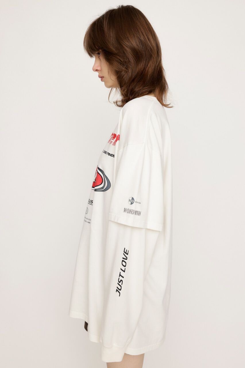 SLY「TM LAYERED C／N トップス」|Tシャツ・カットソー|