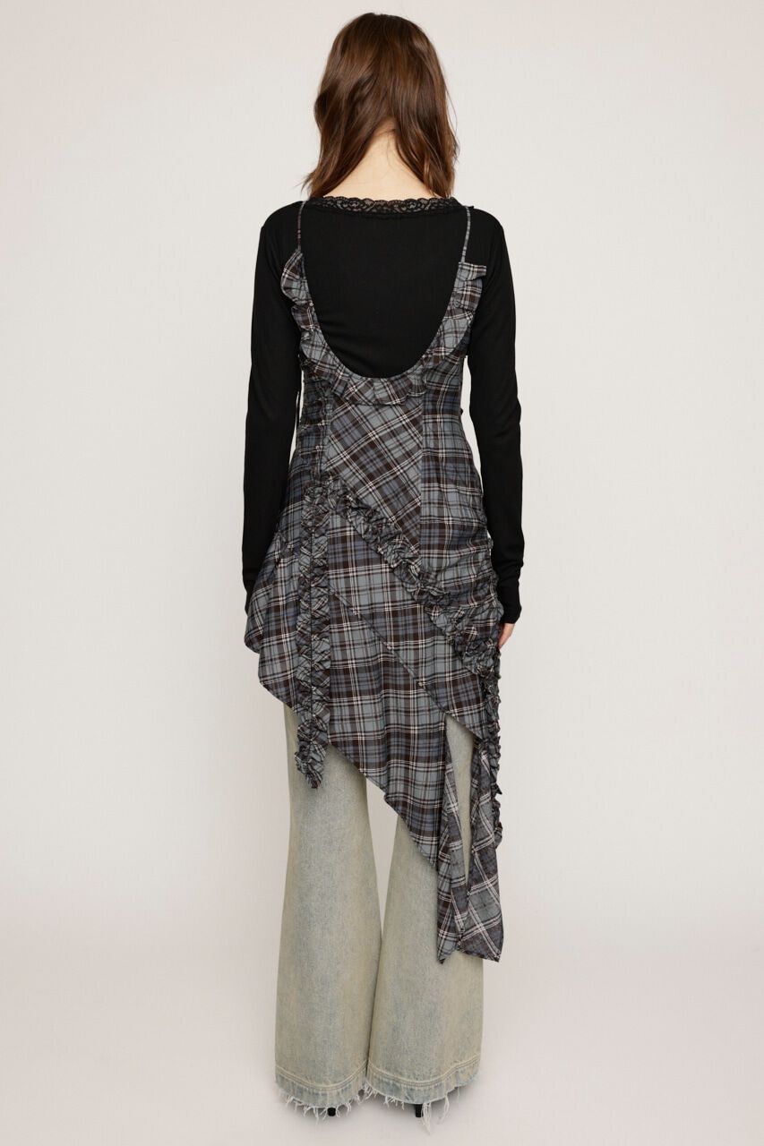 SLY「CHECK COMBI キャミソール」|チュニック|