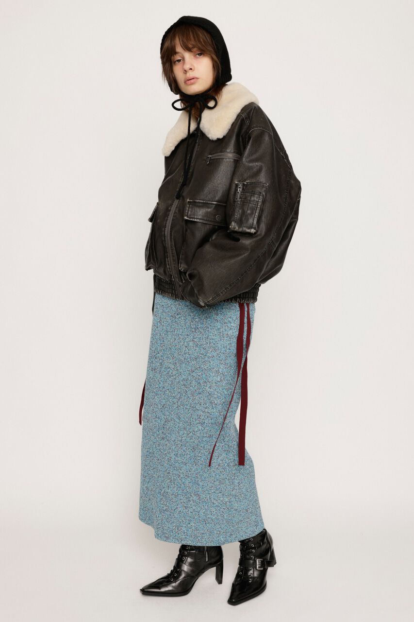 SLY「SIDE RIBBON KNIT スカート」|スカート|