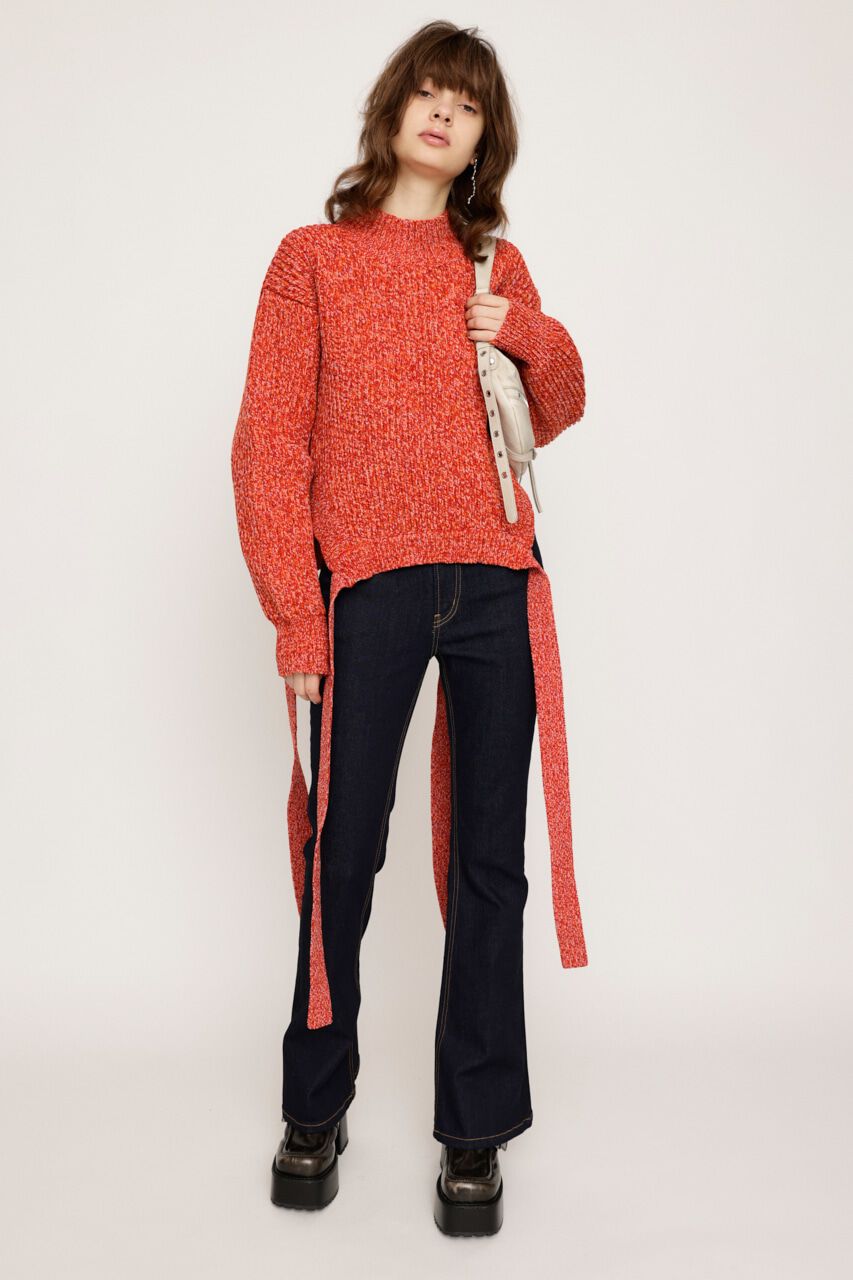 SLY「SIDE RIBBON LG トップス」|ニット・セーター|