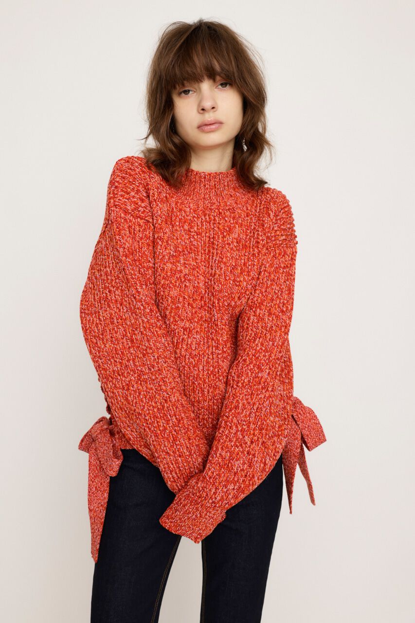 SLY「SIDE RIBBON LG トップス」|ニット・セーター|