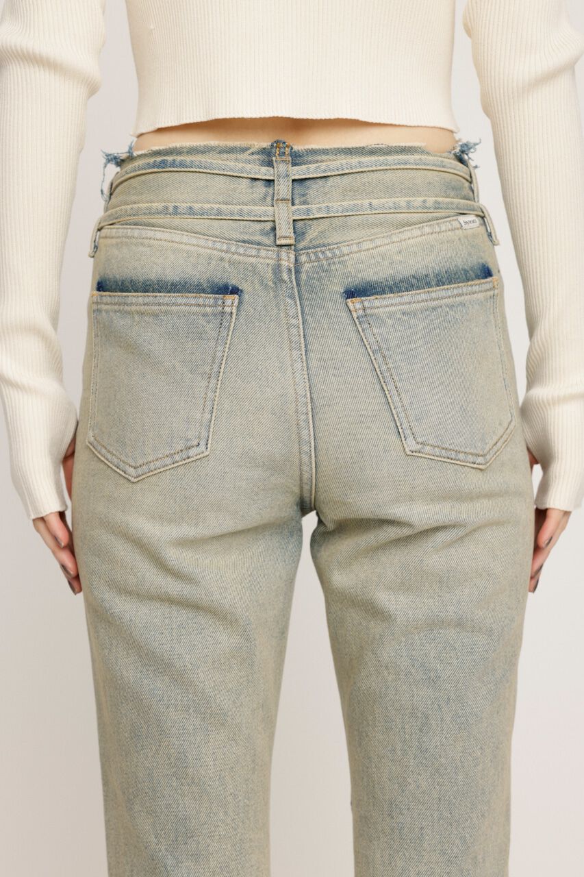 SLY「FRINGE JW FLARE PT-C」|デニム|