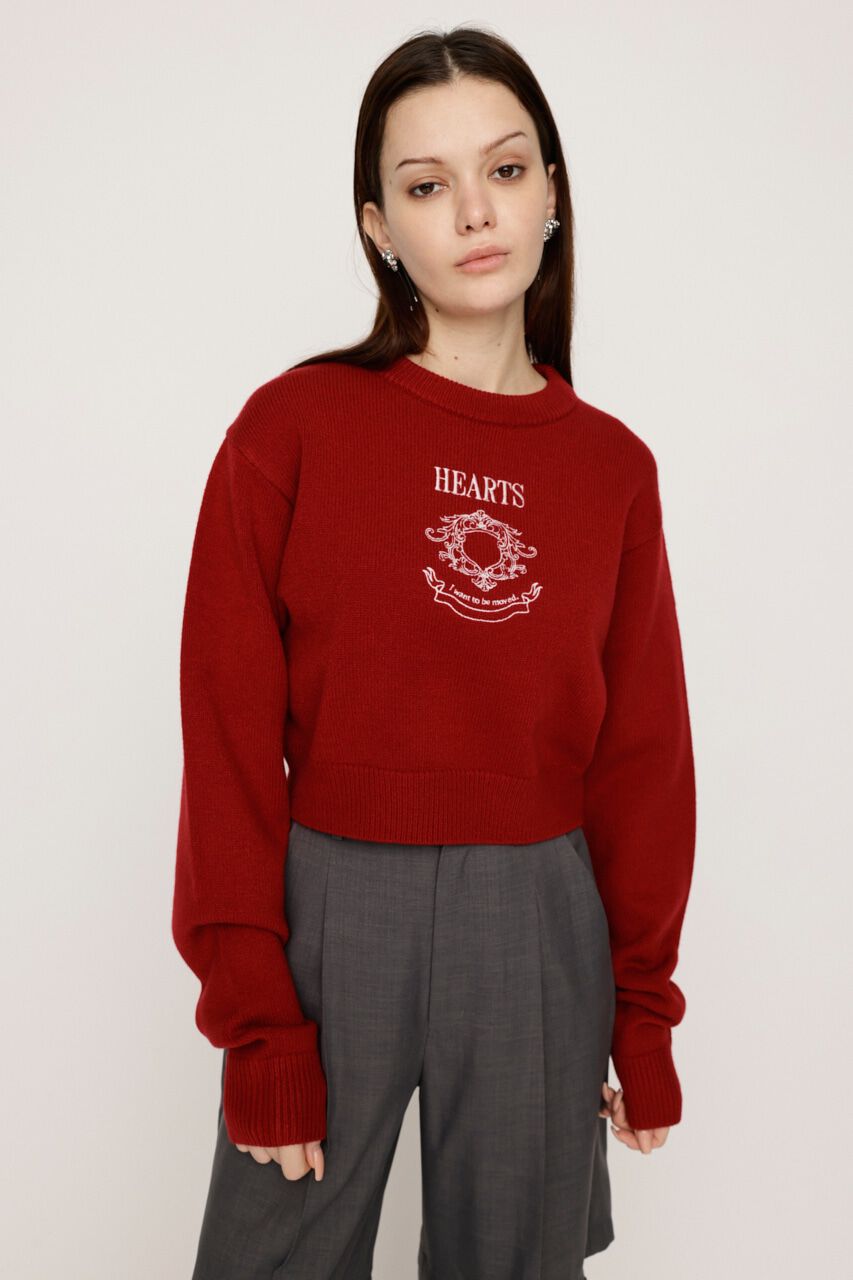 SLY「MOTIF LOGO KNIT トップス」|ニット・セーター|