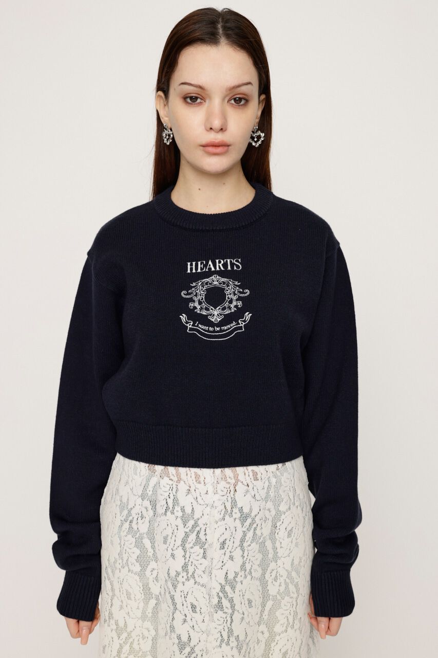 SLY「MOTIF LOGO KNIT トップス」|ニット・セーター|