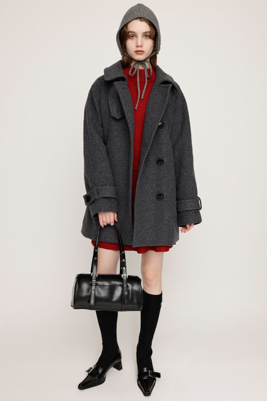 SLY「STAND NECK BELTED S／コート」|その他|