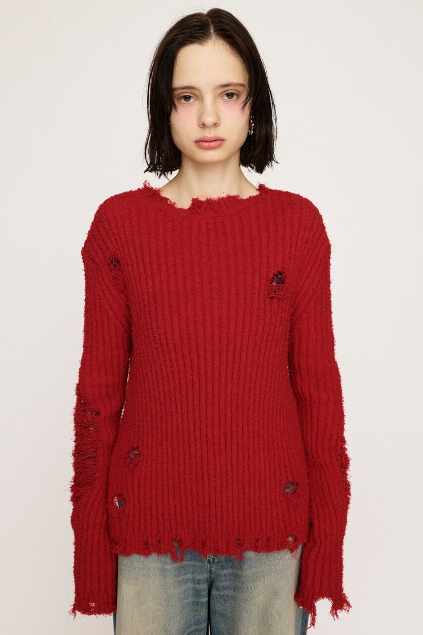 SLY「HEART HOLE 2WAY CRUSH トップス」|ニット・セーター|