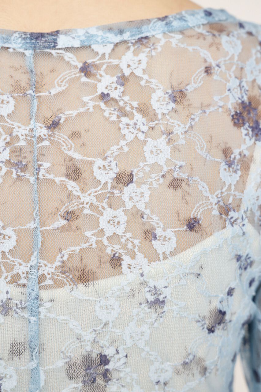 SLY「FLOWER LACE トップス」|Tシャツ・カットソー|