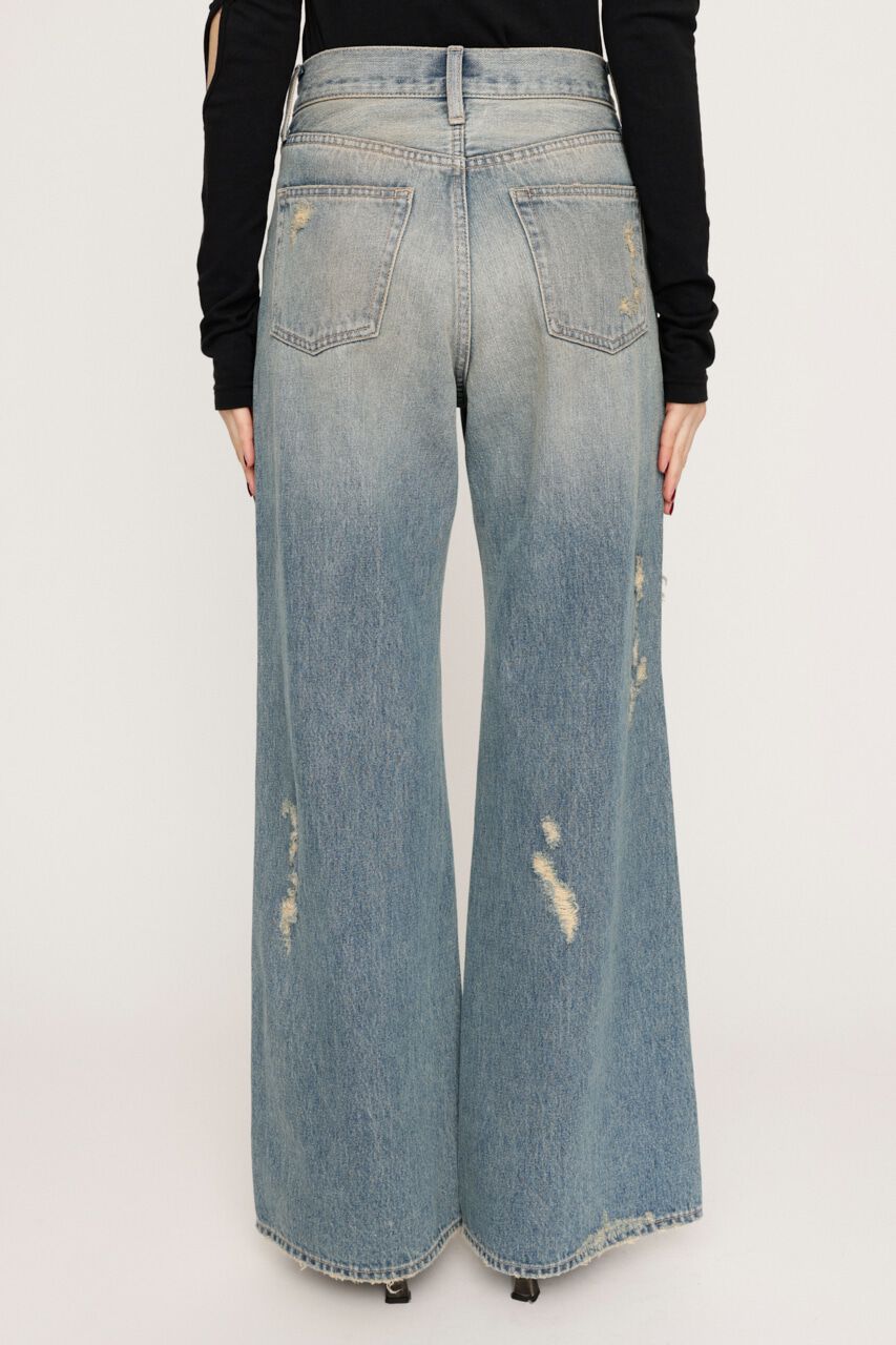 SLY「DAMAGE J／W FLARE PT-C」|デニム|