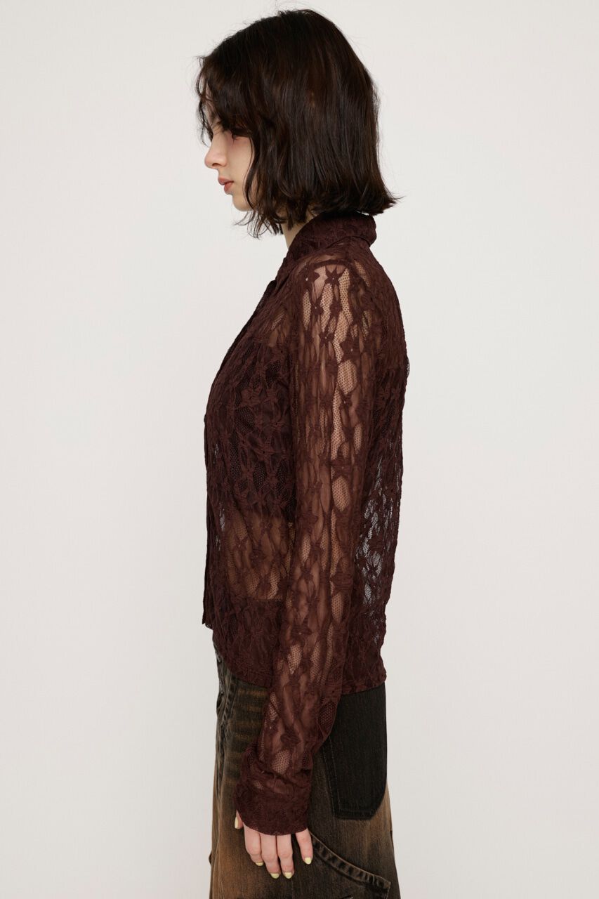 SLY「LACE COMPACT シャツ」|シャツ・ブラウス|