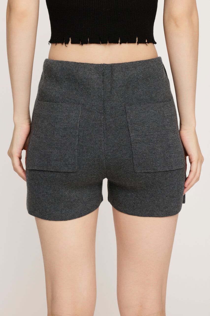SLY「RIB KNIT BACK PK ショートパンツ」|その他|