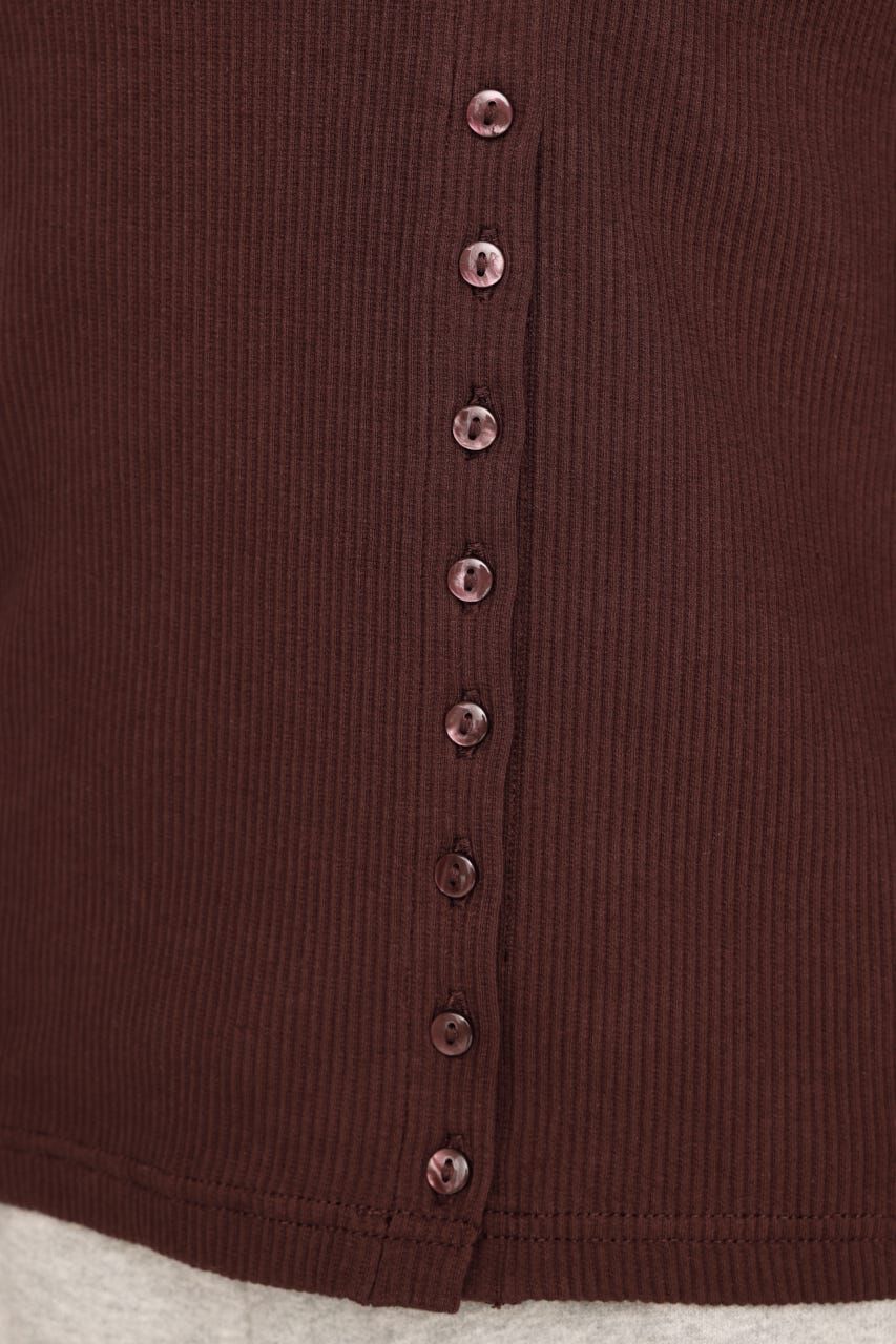 SLY「ASYMMETRY BUTTON トップス」|Tシャツ・カットソー|