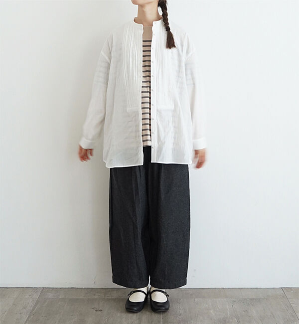 オオカミとフクロウ「オオカミと霧雨と遠雷」|シャツ・ブラウス|