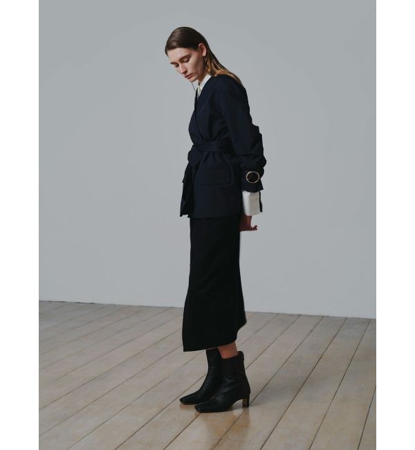 ELENDEEK「NO COLLAR NYRON JK」|ノーカラージャケット|