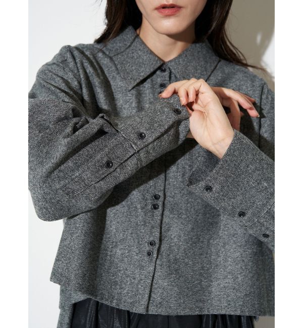 ELENDEEK「BACK LAYERED SH」|シャツ・ブラウス|