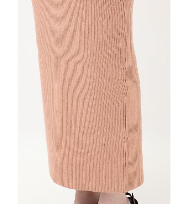 RESEXXY「バイカラーラインリブニットワンピース」|ワンピース|