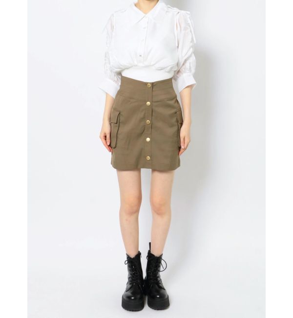 dazzlin「ワークミニスカート」|スカート|