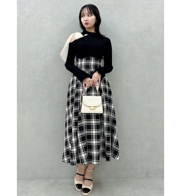 dazzlin「フロントタックコルセットスカート」|スカート|