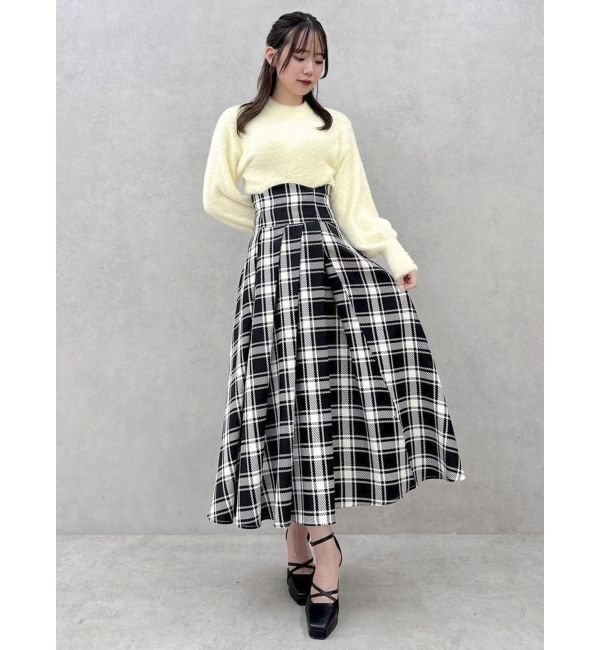 dazzlin「フロントタックコルセットスカート」|スカート|