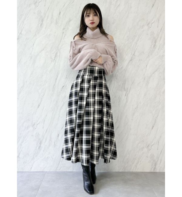 dazzlin「フロントタックコルセットスカート」|スカート|