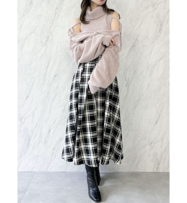 dazzlin「フロントタックコルセットスカート」|スカート|