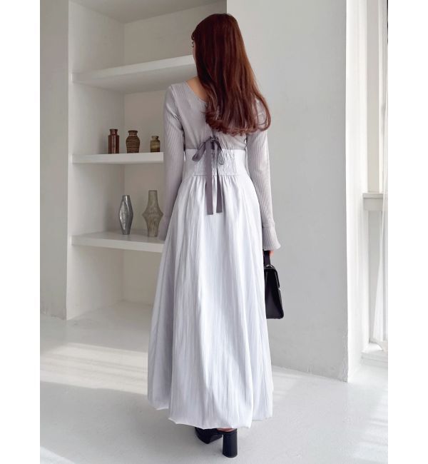 dazzlin「カットドッキングタックバルーンワンピース」|ワンピース|